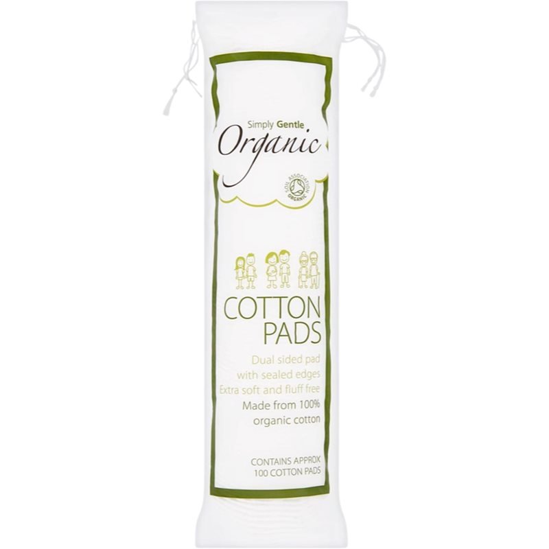 Simply Gentle Organic Cotton Pads vatové tampónky 100 ks - parfo.cz
