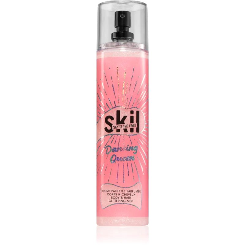 Skil Night Call Dancing Queen sprej na tělo a vlasy se třpytkami 250 ml - parfo.cz
