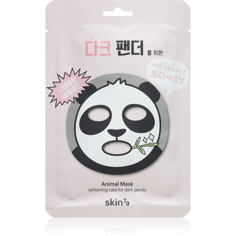 Skin79 Animal For Dark Panda rozjasňující plátýnková maska 23 g - parfo.cz