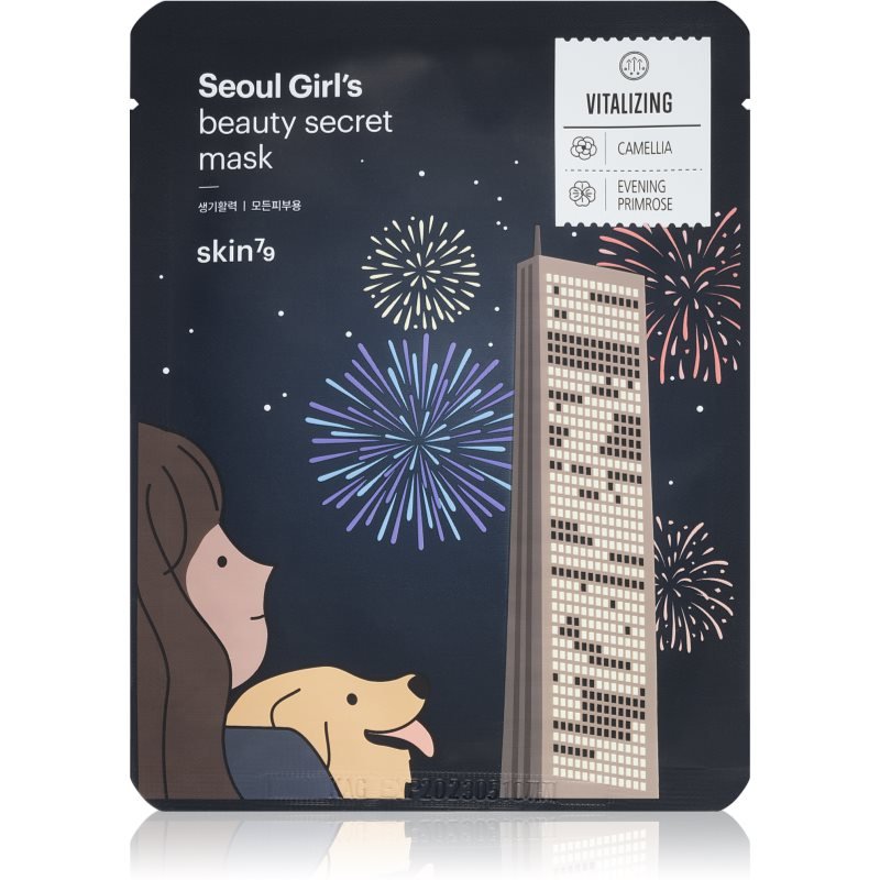 Skin79 Seoul Girl's Beauty Secret zpevňující plátýnková maska na kontury obličeje 20 g - parfo.cz