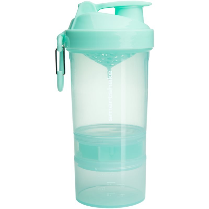 Smartshake Original2GO sportovní šejkr + zásobník barva Mint Green 600 ml - parfo.cz