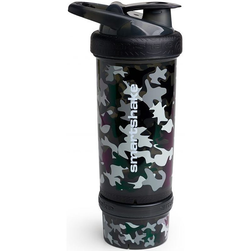 Smartshake Revive sportovní šejkr + zásobník barva Camo Black 750 ml - parfo.cz