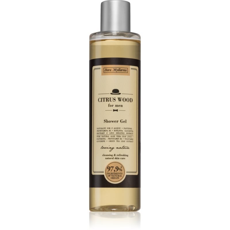 Stara Mydlarnia Citrus Wood sprchový a koupelový gel pro muže 250 ml - parfo.cz