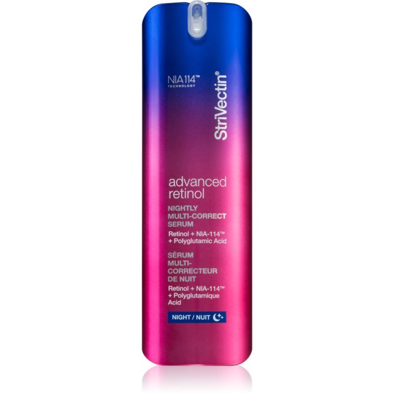 StriVectin Advanced Retinol Nightly Multi-Correct Serum regenerační noční sérum s revitalizačním účinkem s retinolem 30 ml - parfo.cz