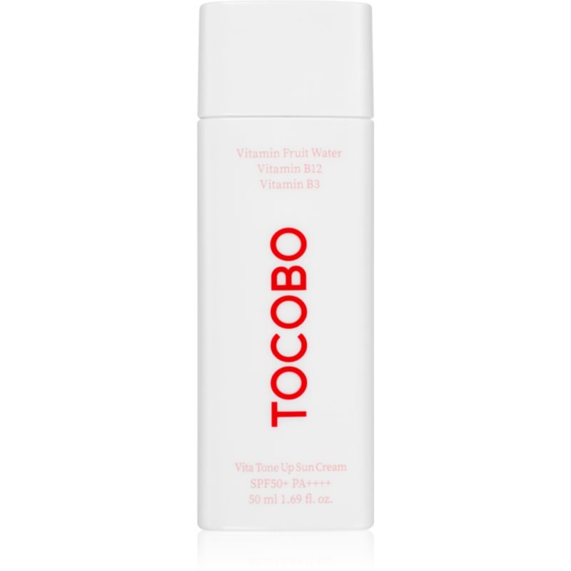 TOCOBO Vita Tone Up Sun Cream lehký ochranný gel-krém pro sjednocení barevného tónu pleti SPF 50+ 50 ml - parfo.cz
