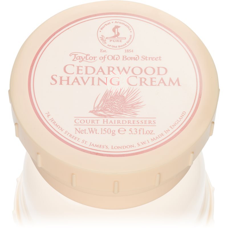 Taylor of Old Bond Street Cedarwood krém na holení 150 g - parfo.cz