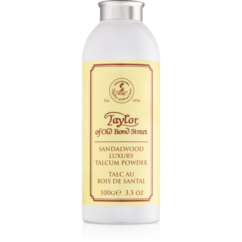 Taylor of Old Bond Street Sandalwood jemný pudr na obličej a tělo 100 g - parfo.cz
