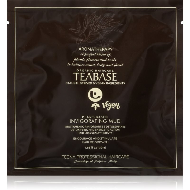 Tecna Teabase Invigorating Mud oživující maska pro citlivou pokožku hlavy 50 ml - parfo.cz