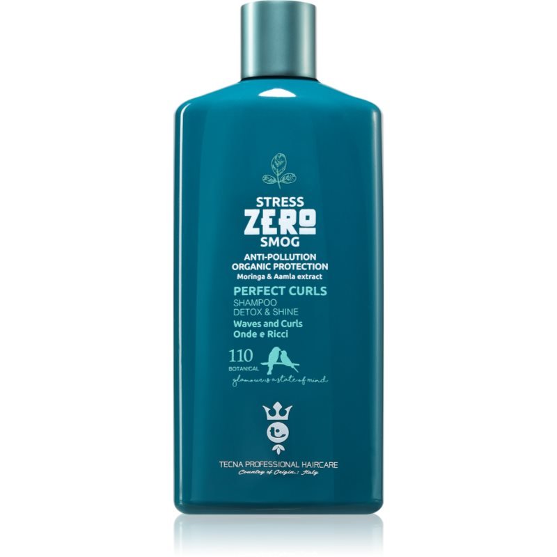 Tecna Zero Perfect Curls hydratační šampon pro vlnité a kudrnaté vlasy 400 ml - parfo.cz