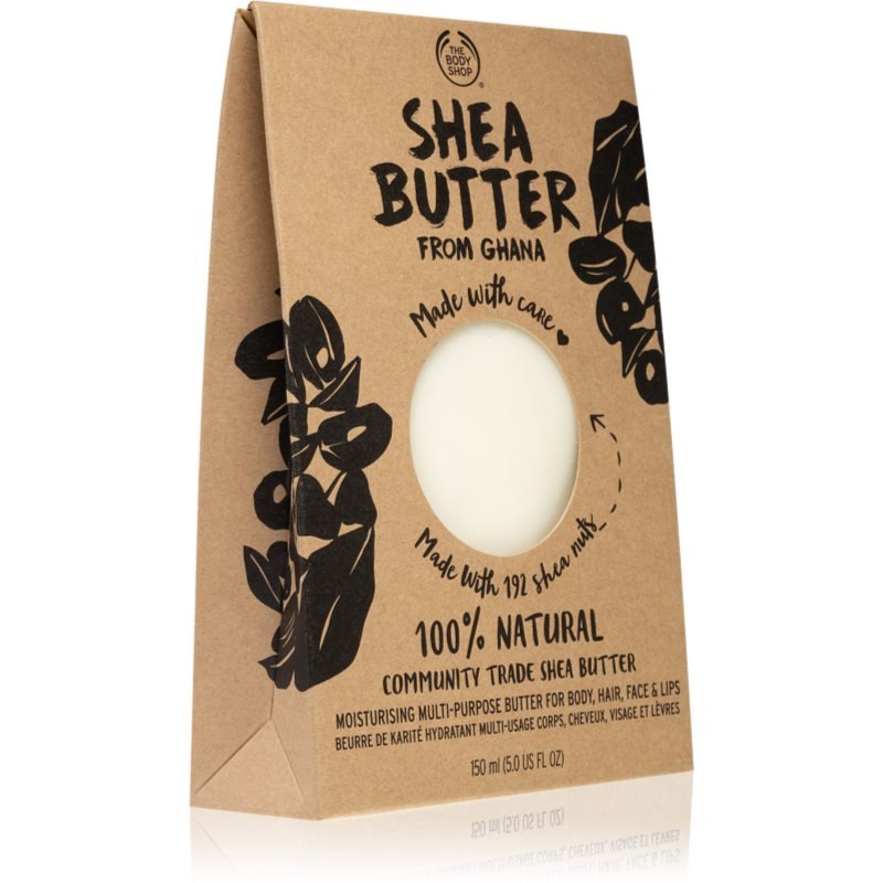 The Body Shop 100% Natural Shea Butter bambucké máslo 150 ml - parfo.cz