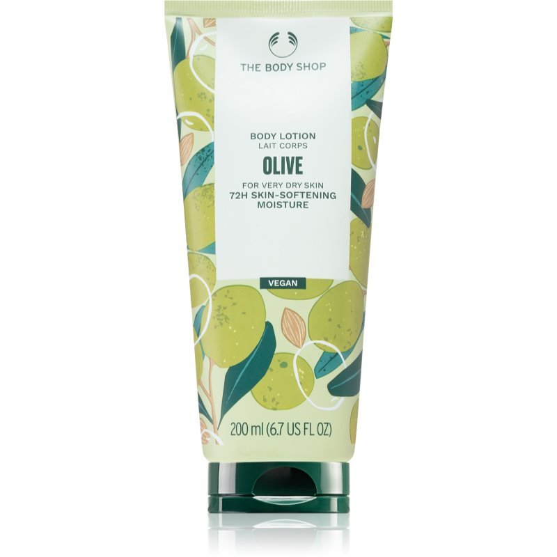The Body Shop Olive zjemňující tělové mléko pro suchou pokožku 200 ml - parfo.cz