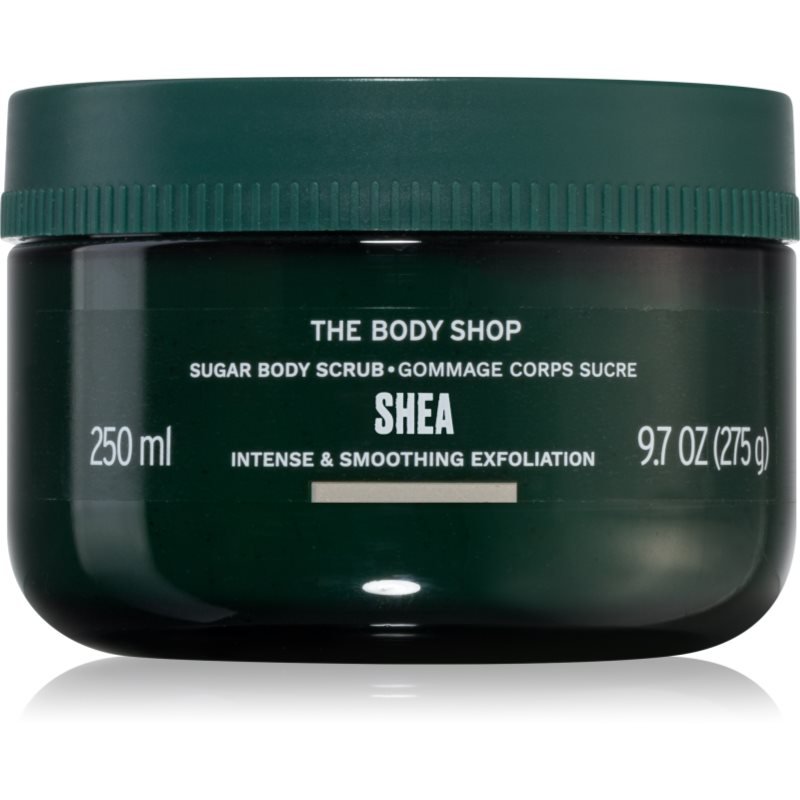 The Body Shop Shea Body Scrub cukrový tělový peeling s bambuckým máslem 240 ml - parfo.cz