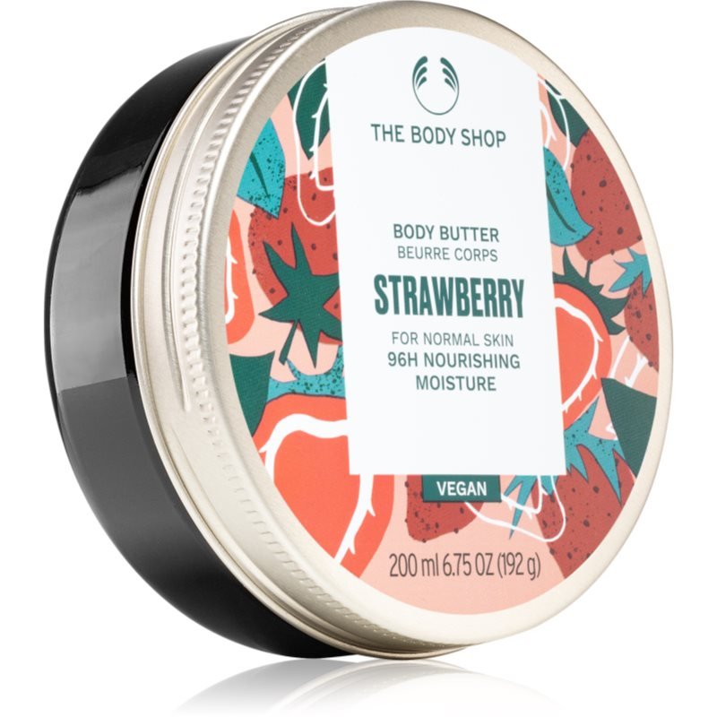 The Body Shop Strawberry Body Butter tělové máslo pro normální pokožku 200 ml - parfo.cz