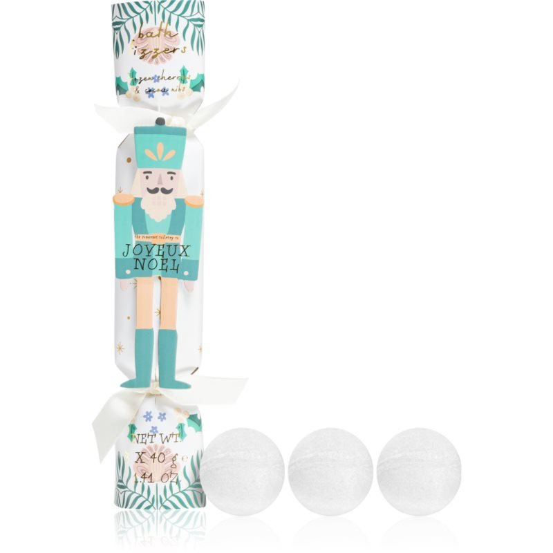 The Somerset Toiletry Co. Nut Cracker Fizzers šumivé tablety do koupele Berries & Cocoa Beans 3x40 g - parfo.cz