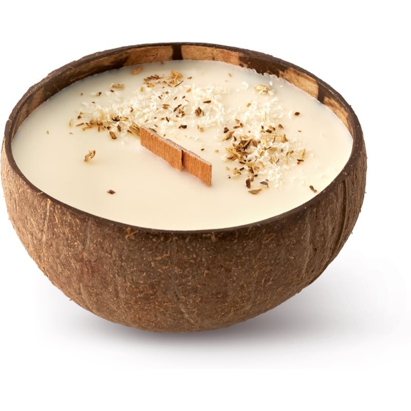 Tropicandle Coconut vonná svíčka s dřevěným knotem 350 ml - parfo.cz