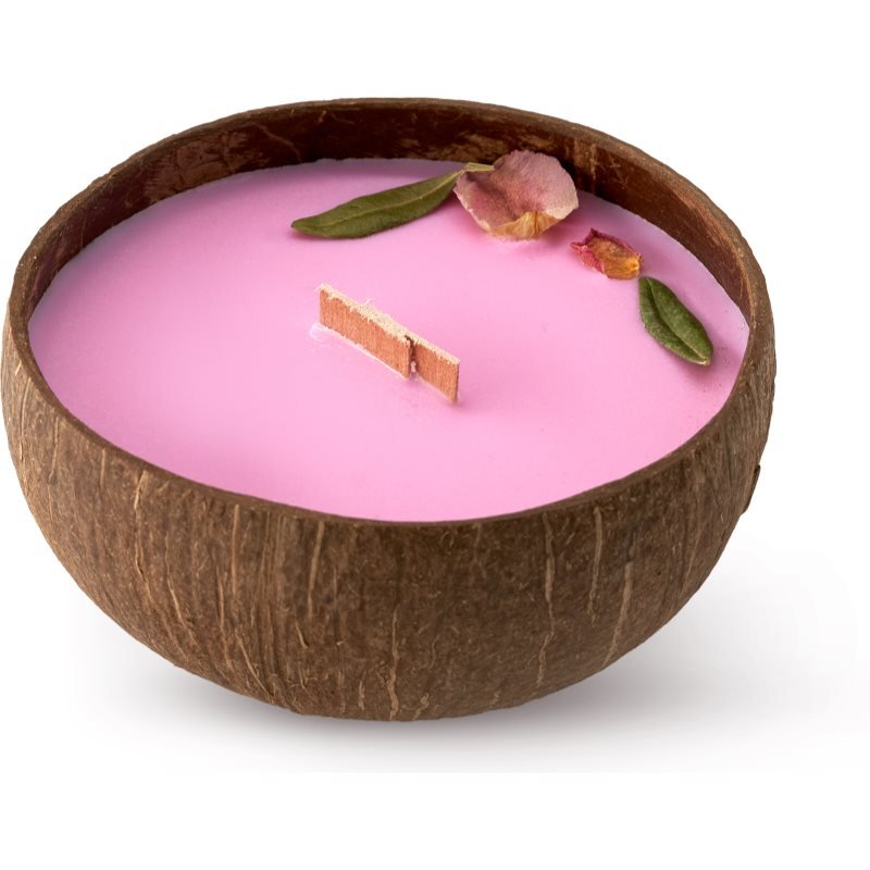 Tropicandle Roses vonná svíčka s dřevěným knotem 350 ml - parfo.cz
