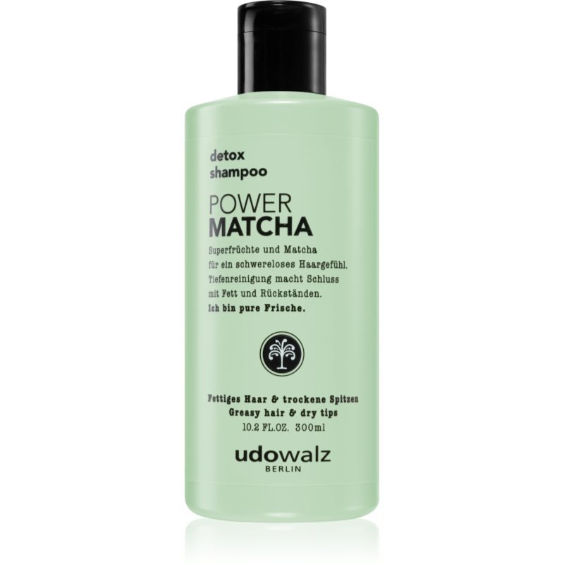 Udo Walz Power Matcha čisticí šampon pro mastné vlasy s vitamínem C 300 ml - parfo.cz