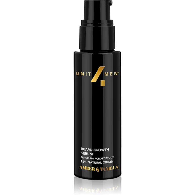 Unit4Men Beard Growth Serum Amber&Vanilla sérum 30 ml - parfo.cz