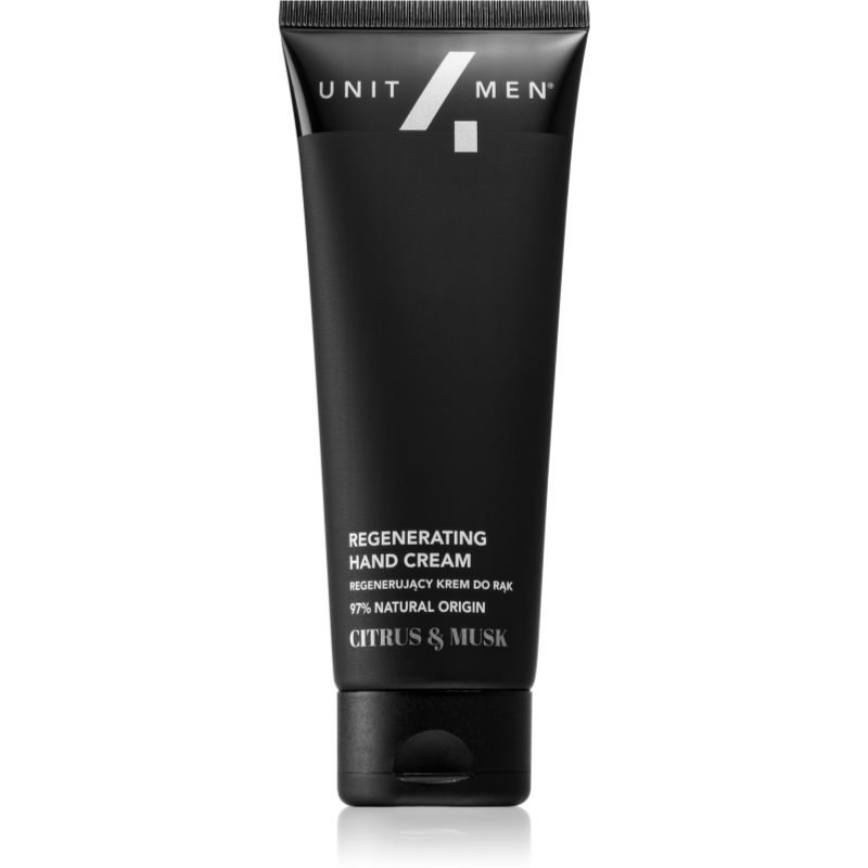 Unit4Men Regenerating hand cream regenerační krém na ruce Citrus and Musk 75 ml - parfo.cz