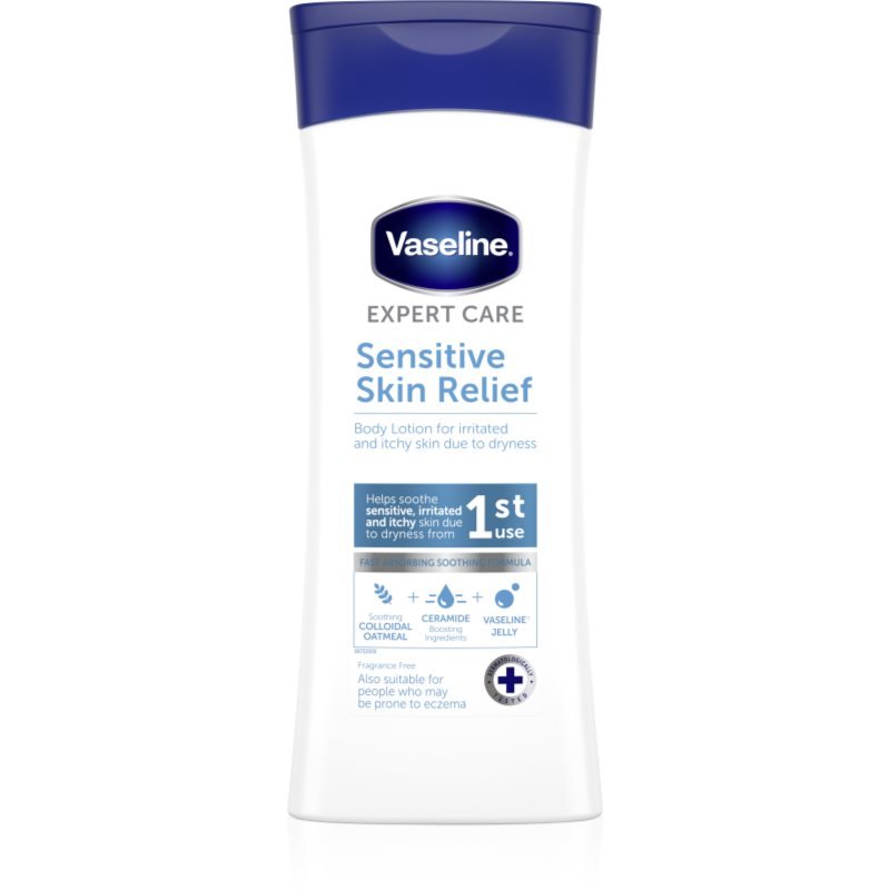Vaseline Sensitive Skin Relief hydratační tělové mléko pro suchou a svědící pokožku 400 ml - parfo.cz