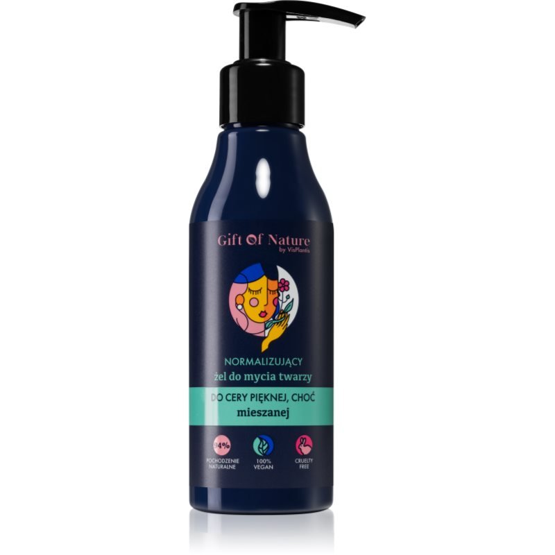 Vis Plantis Gift of Nature mycí gel pro smíšenou pleť 150 ml - parfo.cz