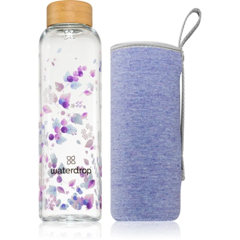 Waterdrop Glass Edition skleněná láhev na vodu Boost 600 ml - parfo.cz