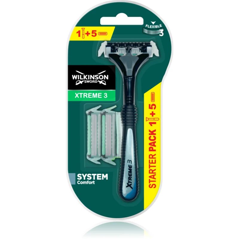 Wilkinson Sword Xtreme 3 Hybrid holicí strojek + náhradní hlavice 5 ks 1 ks - parfo.cz