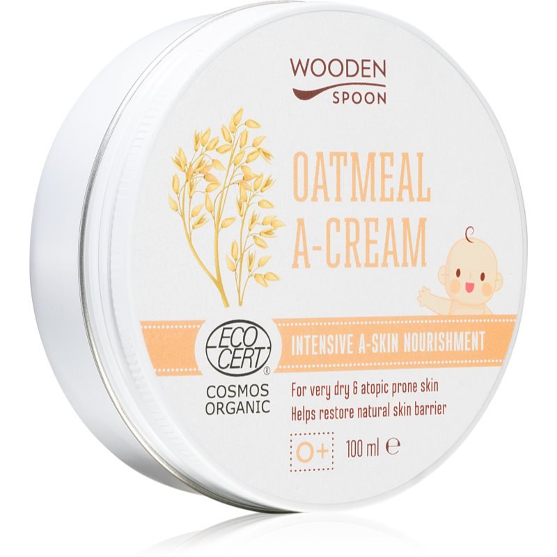WoodenSpoon Oatmeal A-Cream výživný zklidňující krém pro suchou až atopickou pokožku 100 ml - parfo.cz