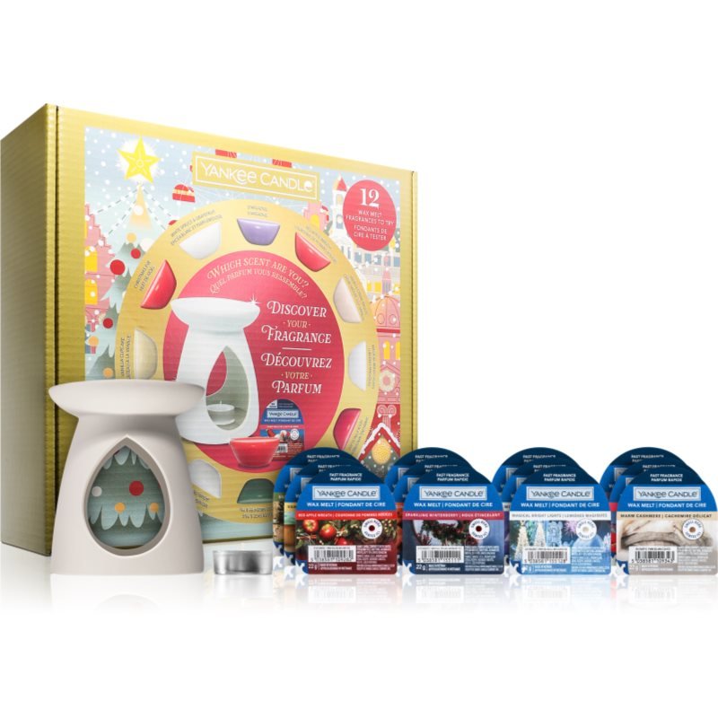 Yankee Candle Christmas Collection Aromalamp & 12 Wax Melts dárková sada - parfo.cz