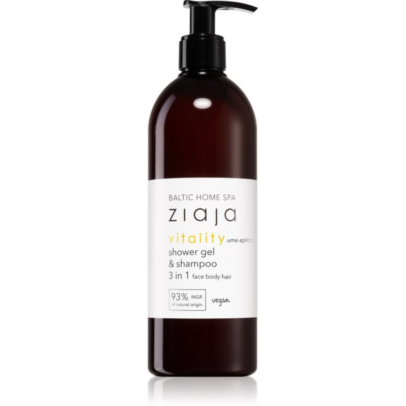 Ziaja Baltic Home Spa Vitality sprchový gel na obličej