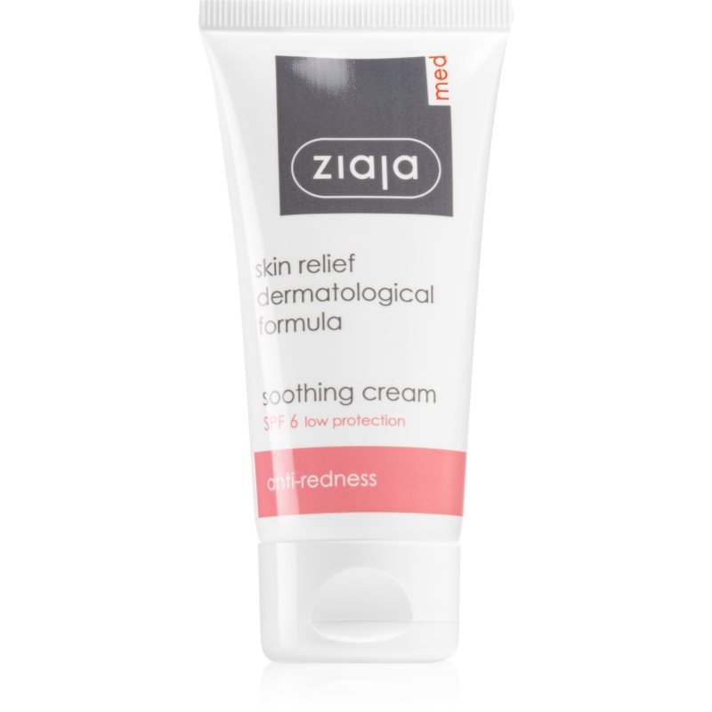 Ziaja Med Acne Lesions zklidňující a hydratační krém SPF 6 50 ml - parfo.cz
