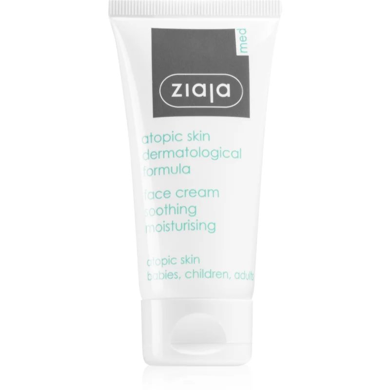 Ziaja Med Atopic Dermatitis Care zklidňující krém pro suchou až atopickou pleť 50 ml - parfo.cz
