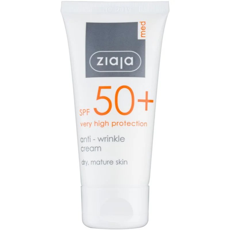 Ziaja Med Protecting UVA + UVB protivráskový krém na opalování SPF 50+ 50 ml - parfo.cz