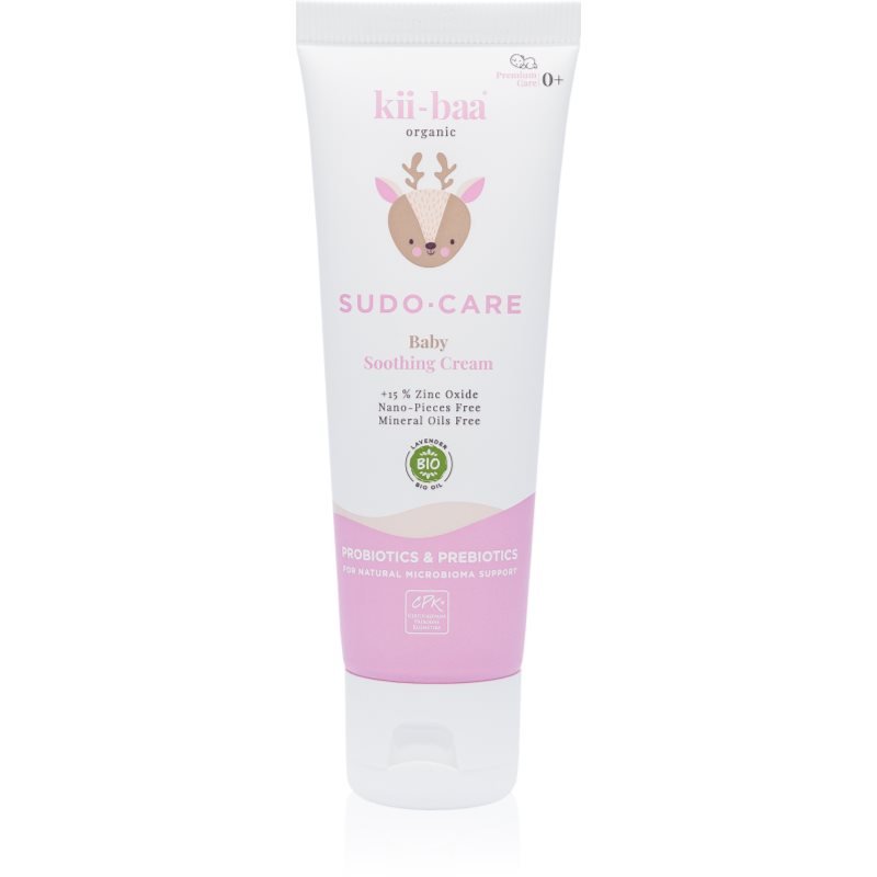 kii-baa® organic SUDO-CARE dětský ochranný krém se zinkem 50 g - parfo.cz