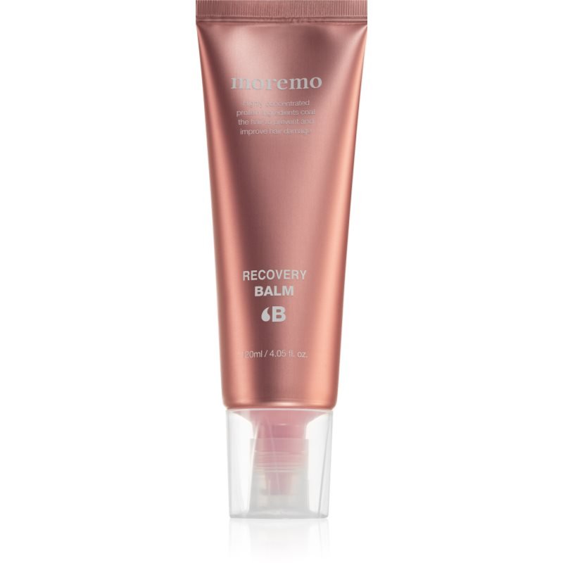 moremo Recovery Balm B bezoplachová regenerační péče pro ošetření poškozených vlasů 120 ml - parfo.cz