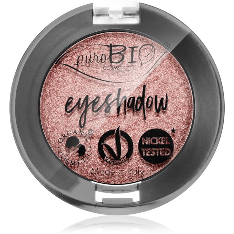 puroBIO Cosmetics Compact Eyeshadows oční stíny odstín 25 Pink 2