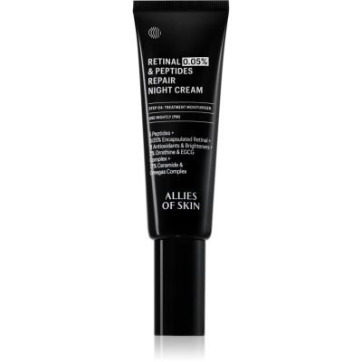 Allies of Skin 0.05% Retinal & Peptides revitalizační noční krém 48 ml - parfo.cz