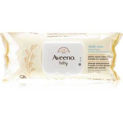 Aveeno Baby Wipes vlhčené ubrousky pro děti od narození 72 ks - parfo.cz