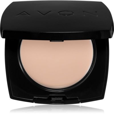 Avon True Colour krémový make-up s pudrovým efektem odstín 125G Warm Ivory 9 g - parfo.cz