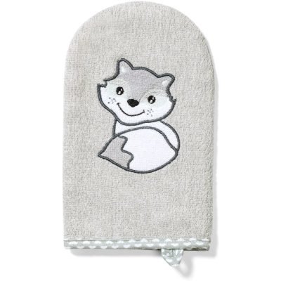 BabyOno Facecloth Bamboo mycí žínka Grey 1 ks - parfo.cz