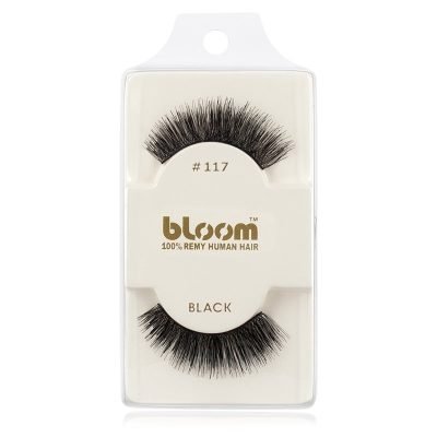 Bloom Natural nalepovací řasy z přírodních vlasů No. 117 (Black) 1 cm - parfo.cz