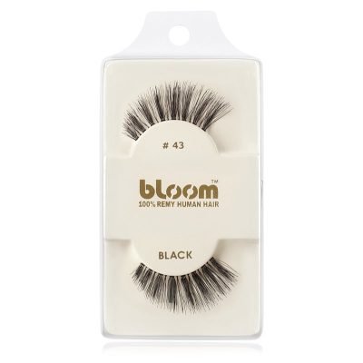 Bloom Natural nalepovací řasy z přírodních vlasů No. 43 (Black) 1 cm - parfo.cz