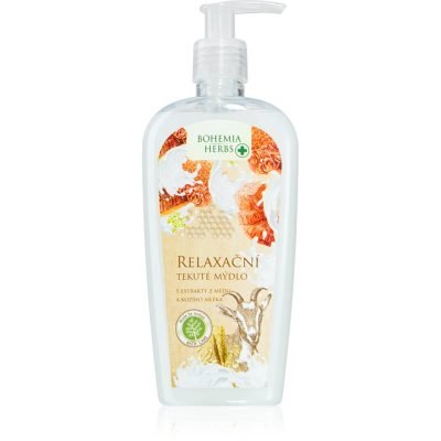 Bohemia Gifts & Cosmetics Bohemia Herbs Honey & Goat Milk tekuté mýdlo 300 ml - parfo.cz