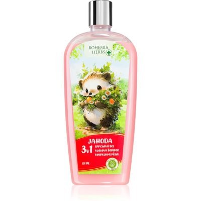 Bohemia Gifts & Cosmetics Bohemia Herbs Strawberry bublinková koupel a mycí gel 500 ml - parfo.cz