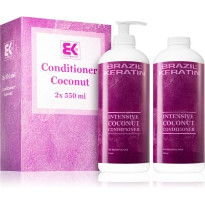 Brazil Keratin Coconut Conditioner výhodné balení pro výživu a hydrataci - parfo.cz