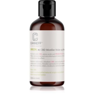Canneff Green CBD Micellar Make-up Remover čisticí a odličovací micelární voda 200 ml - parfo.cz