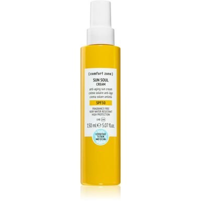 Comfort Zone Sun Soul SPF 30 voděodolný krém na opalování na tělo a obličej SPF 30 150 ml - parfo.cz