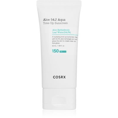 Cosrx Aloe 54.2 Aqua Tone-Up Sunscreen ochranný tónovaný fluid na obličej SPF 50+ 50 ml - parfo.cz