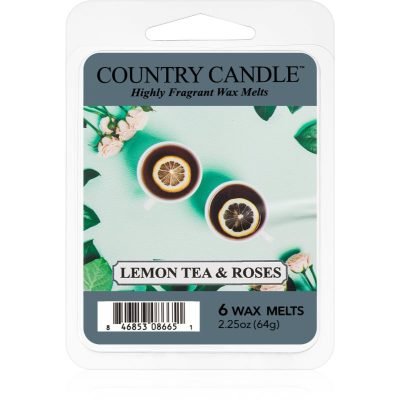 Country Candle Lemon Tea & Roses vosk do aromalampy 64 g - parfo.cz