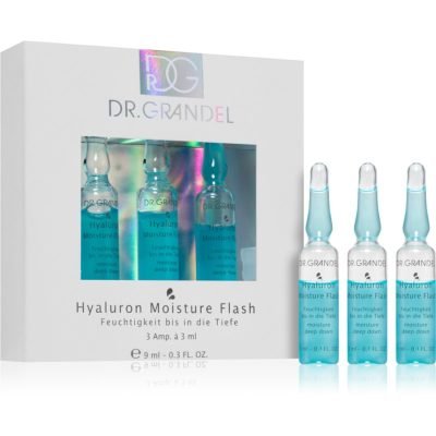 Dr. Grandel Hyaluron Moisture Flash ampule pro intenzivní hydrataci pleti 3x3 ml - parfo.cz